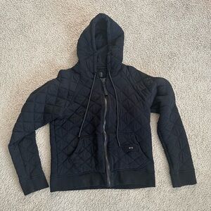 RtA Quilted Zip Hoodie